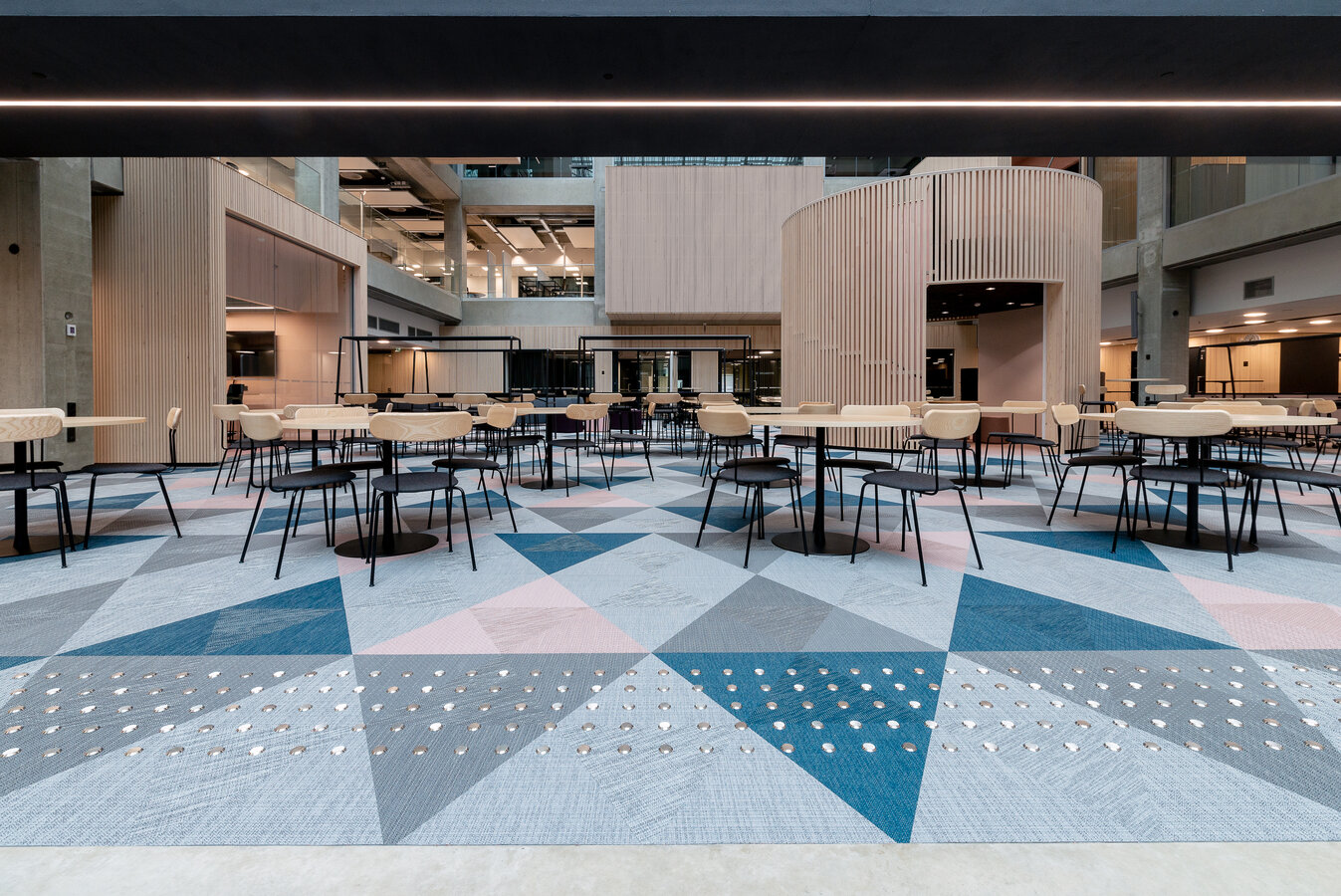 Bolon編織地板Leed認證學校教育機構空間設計